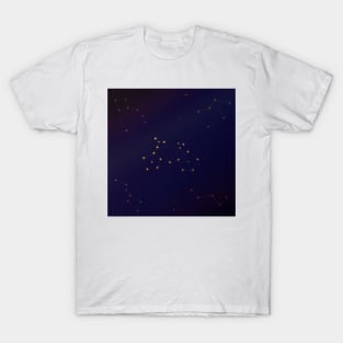 Bicyclopeia – Bicycle star constellation T-Shirt